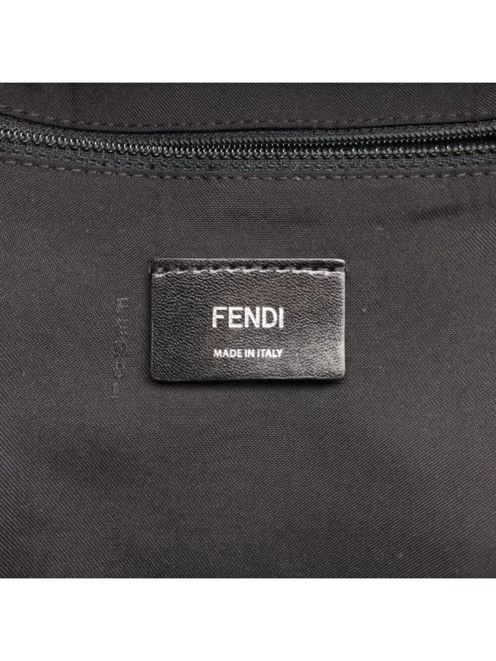 Fendi Monster Bag Bugs Red Black Nylon Leather